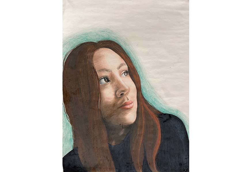 Heather Michalski: Acceptance, Medium:  Colored Pencils