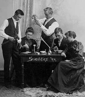 The “Scientifics,” an early science club, 1894.