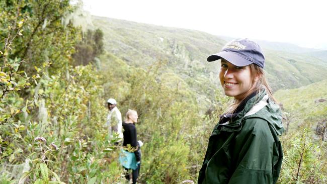 Brenna Whisler hiking