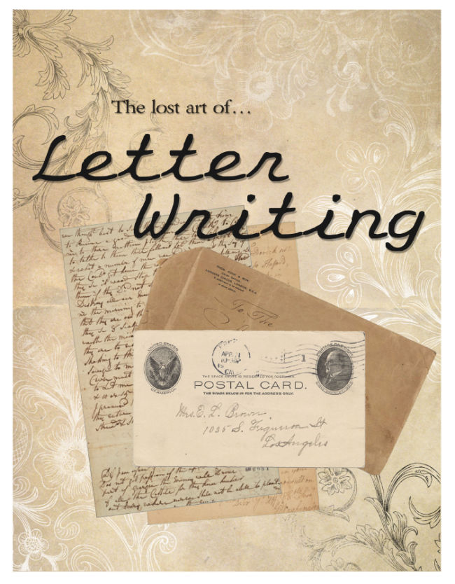 The Lost Art of Letter Writing graphic