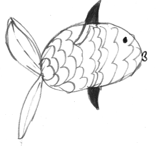 fish child art