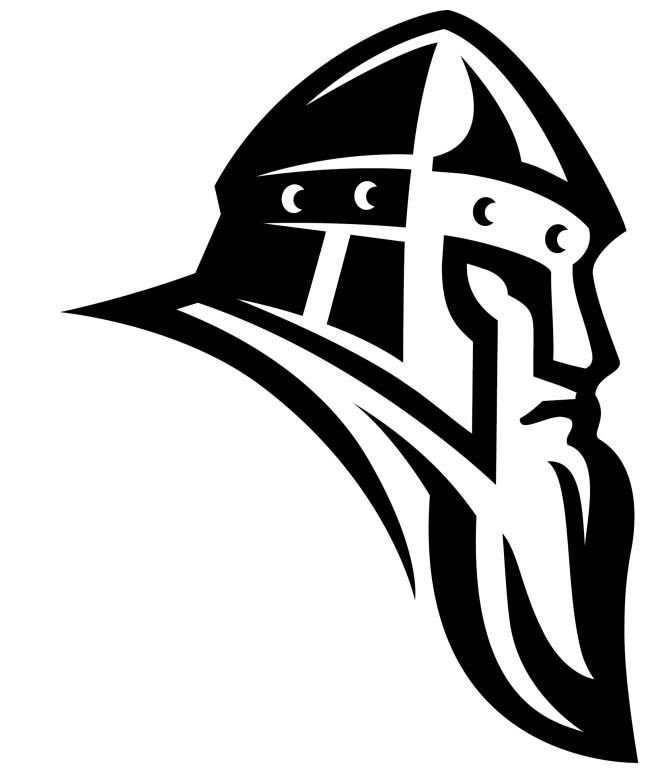 Viking head black