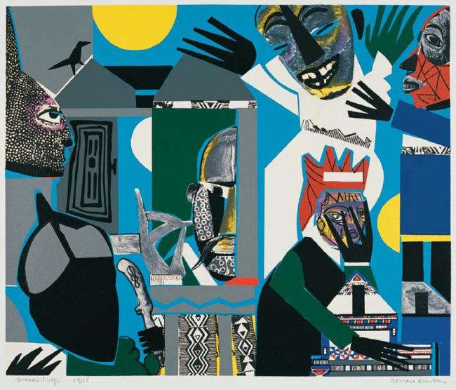 Romare Bearden, Sorcerer’s Village