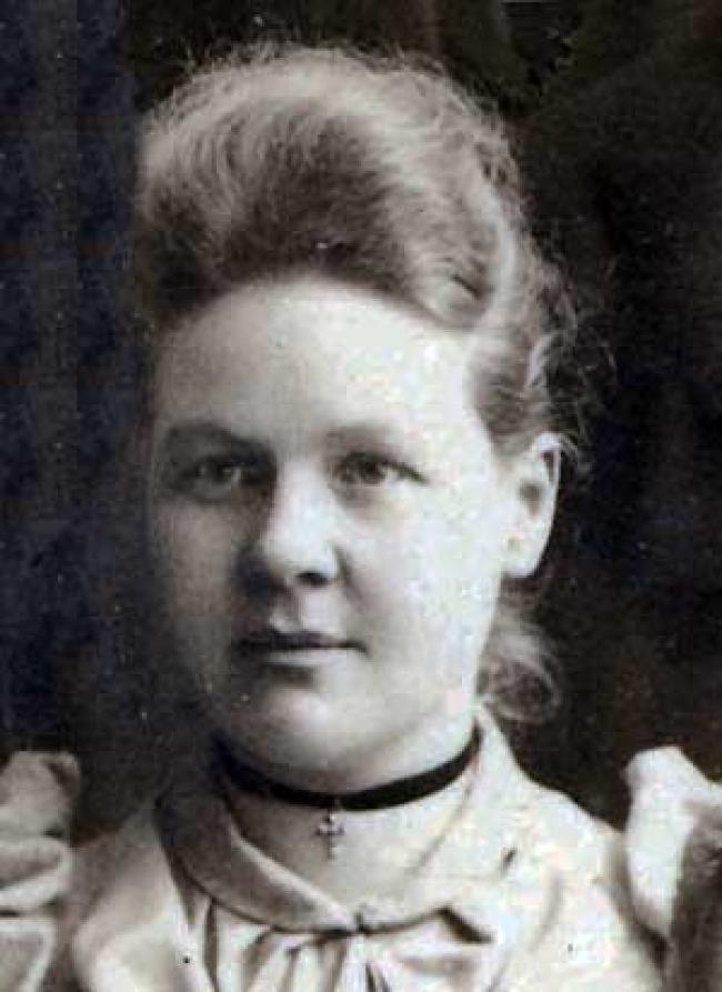 Anna Lovisa Westman, class photo, 1892.