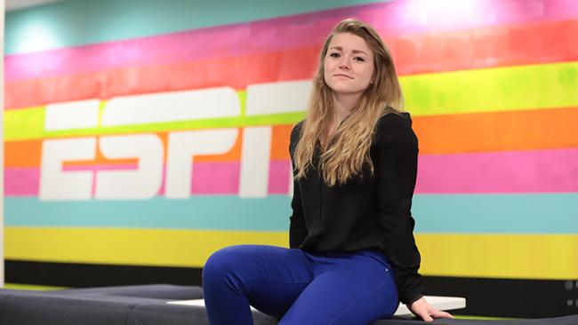 Megan Janssen works at ESPN