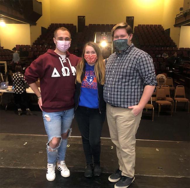 Jon Jaworowski, Katie Griswold and Michael Tarchala