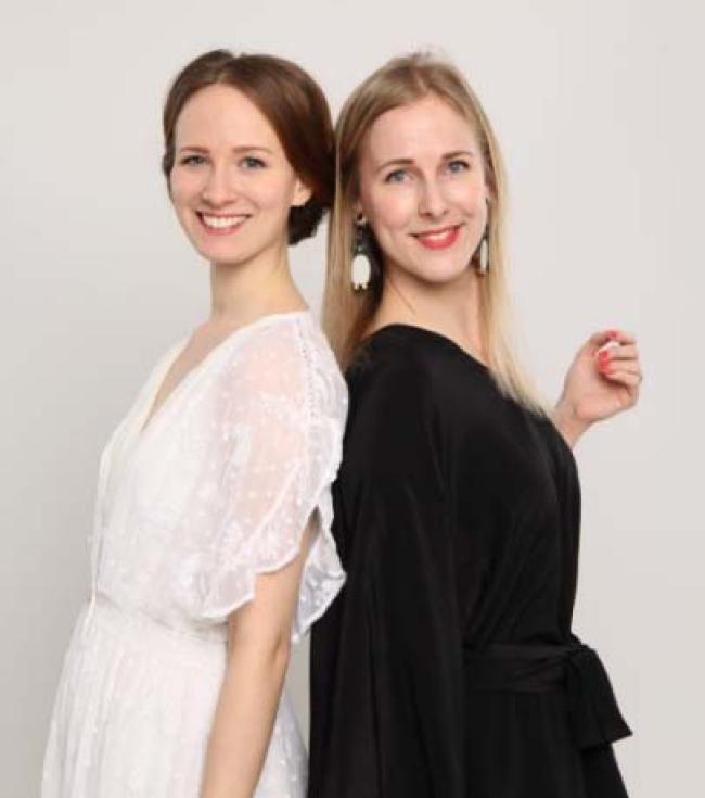 Soprano Tessan-Maria Lehmussaari and pianist Silja Levander