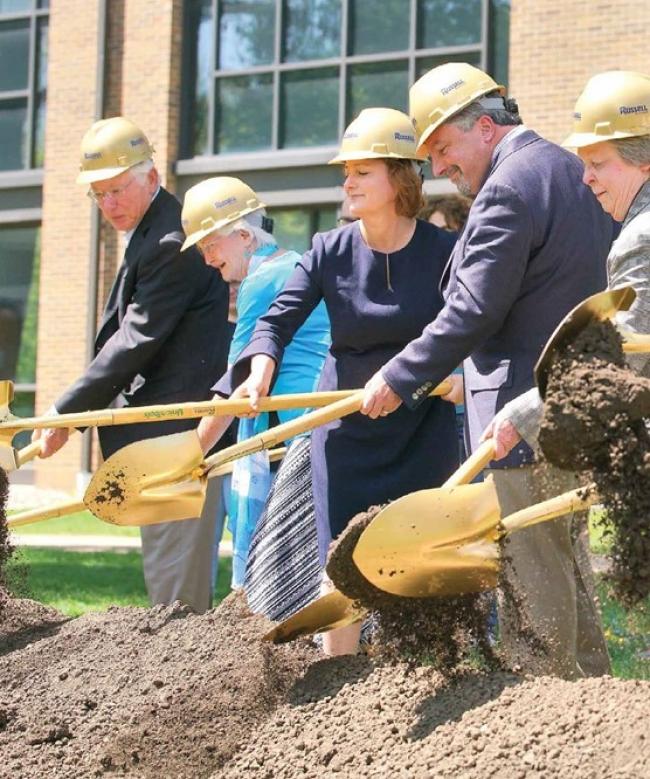 Hanson Hall of Science expansion groundbreaking