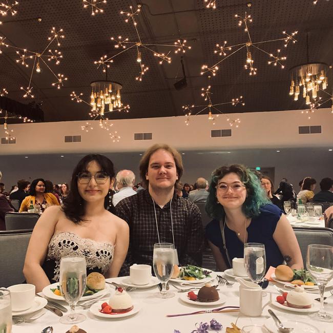 Iratze Aceves, Sam Baugous, Allie Anderson