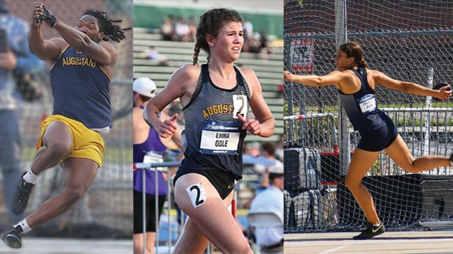 Aykeem Spivey '24, Emma Odle '24, Charlotte Frere '26