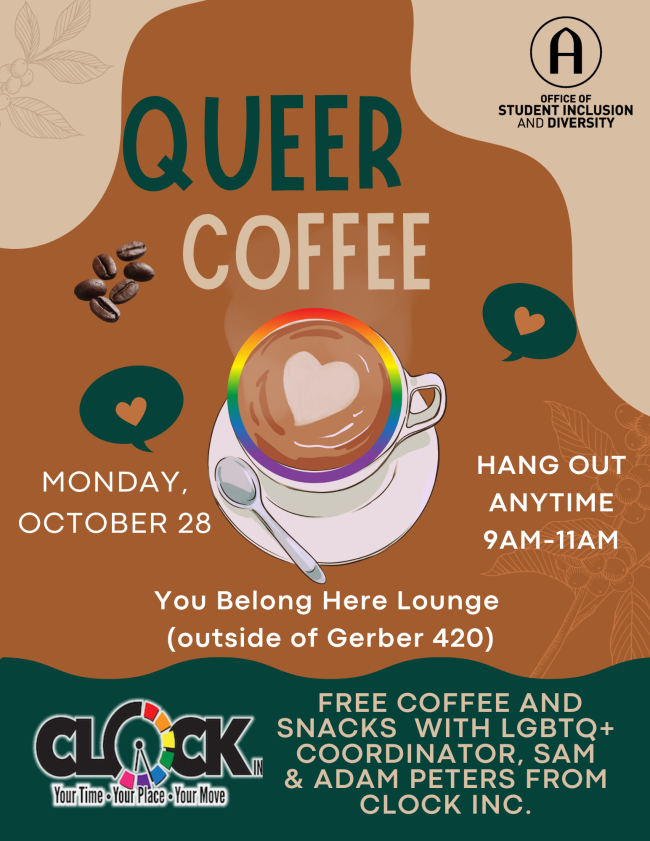 Queer Coffee flyer