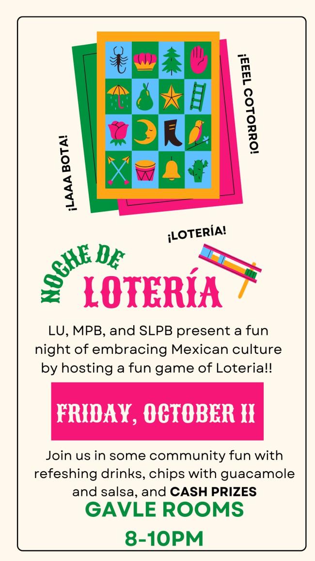 Lotería flyer