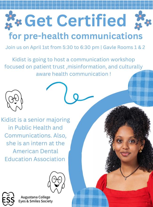 Flyer for April 1 event