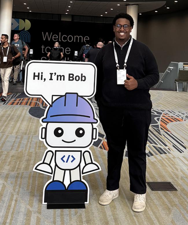 Zekarias at IBM conference