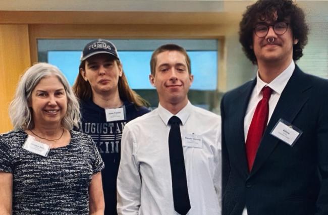 Dr. Kirsten Day with Jules Fielder, Xander Dennis, and Ethan Paxton-Ellis