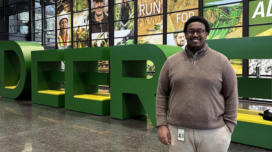 Zekarias at John Deere